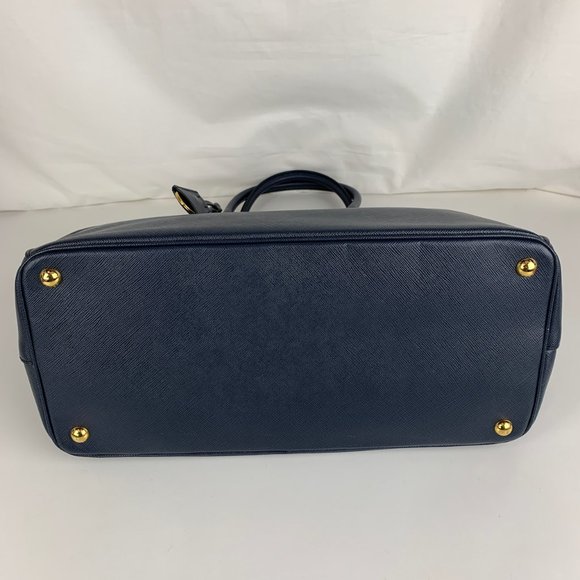 New Prada Galleria Lux Baltico Double Zip Tote - Picture 8 of 9